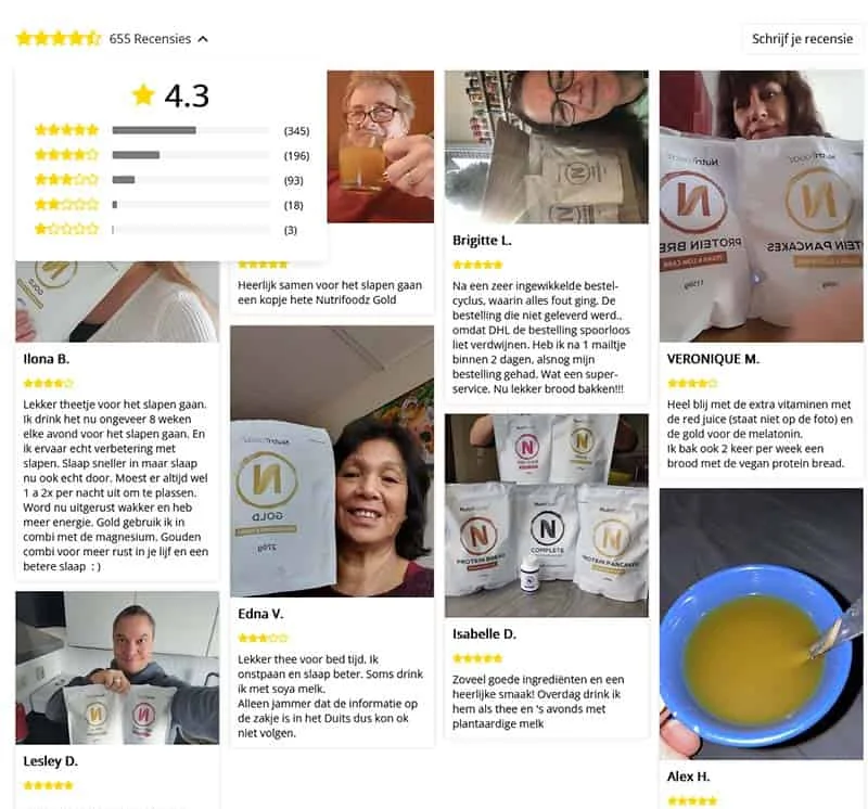 nutrifoodz gold ervaringen